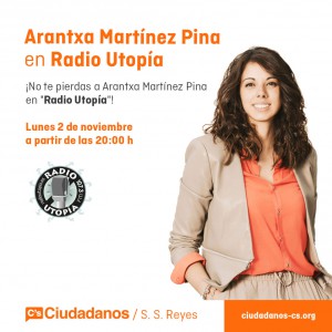 arantxa Martínez Pina Ciudadanos San Sebastián de los Reyes Radio Utopía