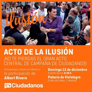 Acto Vistalegre ciudadanos san sebastián de los reyes