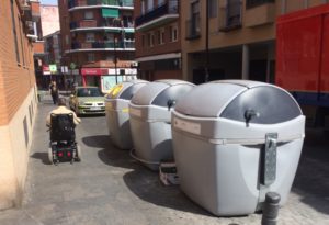 Contenedores accesibles Ciudadanos San Sebastián de los Reyes movilidad reducida