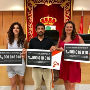 Cs San Sebastián de los Reyes impulsa una Declaración Institucional para promover campañas municipales contra el acoso escolar