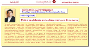 Venezuela Declaración Institucional Ciudadanos San Sebastián de los Reyes La Brújula del Norte