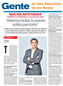 Miguel Angel Martin Perdiguero candidato alcaldía San Sebastian de los Reyes Ciudadanos