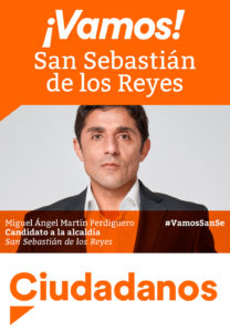Miguel Ángel Martín Perdiguero Candidato Alcaldía San Sebastián de los Reyes Programa