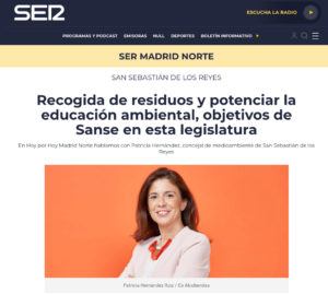 Patricia Hernández Ruiz-Medrano Concejal San Sebastián de los Reyes Ciudadanos SER Madrid Norte