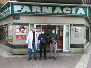 Desinfección farmacias comercios locales ozono san sebastián de los reyes Martin Perdiguero vicealcalde