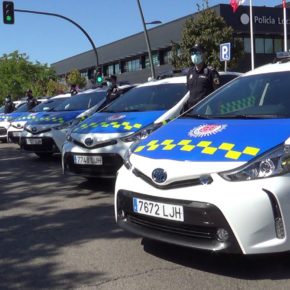 La Policía Local de San Sebastián de los Reyes renueva el 80 por ciento de su flota con 13 vehículos y presenta la nueva imagen de los coches patrulla