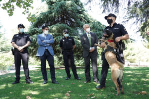 Unidad canina San Sebastián de los Reyes Policía Local Gobierno Martín Perdiguero