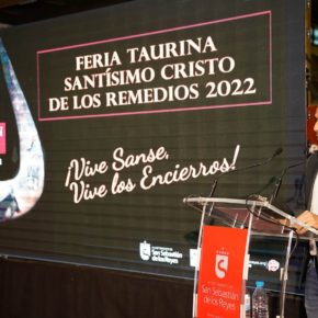 Discurso presentación de los encierros 2022 del vicealcalde Miguel Ángel Martín Perdiguero